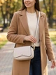 Сумка кросс боди через плечо женская из натуральная кожи Vintage leather-22431 Белая - изображение 2