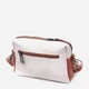 Сумка кросс боди через плечо женская из натуральная кожи Vintage leather-22589 Белая - изображение 3
