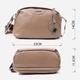 Сумка кросс боди через плечо женская из натуральная кожи Vintage leather-22594 Бежевая - изображение 5