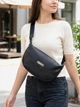 Сумка кросс боди через плечо женская из натуральная кожи Vintage leather-22615 Черная - изображение 2