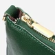 Сумка кросс боди через плечо женская из натуральная кожи Vintage leather-22647 Зеленая - изображение 7