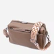 Сумка кросс боди через плечо женская из натуральная кожи Vintage leather-22650 Бежевая - изображение 1