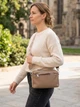 Сумка кросс боди через плечо женская из натуральная кожи Vintage leather-22650 Бежевая - изображение 2