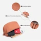 Сумка кросс-боди через плечо женская из натуральной кожи маленькая Vintage leather-22658 Рыжая - изображение 7