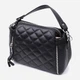 Сумка кросс боди через плечо женская из натуральная кожи Vintage leather-22667 Черная - изображение 1