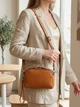 Сумка кросс боди через плечо женская из натуральная кожи Vintage leather-22800 Рыжяя - изображение 2