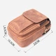 Сумка кросс боди через плечо мужская из натуральная кожи Vintage leather-22811 Светло-коричневая - изображение 6