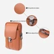 Сумка мужская из натуральная кожи Vintage leather-22737 Рыжяя - изображение 6