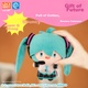 LDCX Hatsune Miku Ponytail Swinging Fufu Merchandise Doll Plush Toys Smiley Face Version Birthday Gift - изображение 9