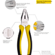 Плоскогубці STANLEY, Кусачки для електриків, Зачистка дроту, Німецькі професійні плоскогубці, 6 дюймів, 89-571 - изображение 4