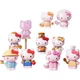 3D-JP Sanrio Фігурка Hello Kitty, 3D-головоломка, будівельні блоки, іграшка, прикраса для дому, святковий подарунок, спостереження за цвітінням вишні - зображення 3