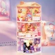Конструктор-ляльковий будиночок Rolife Super World Sanrio Kuromi, збірний, для дівчаток - зображення 8