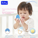 Набор Auby подарочный для новорожденных: погремушка, прорезыватель, слюнявчик, кукла, подарочный - изображение 9