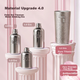 Кавова кружка Vanow Pure Titanium для жінок, стильна чашка з подвійною трубочкою для пиття, портативна автомобільна пляшка для води високого класу для використання на вулиці - зображення 5