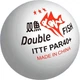 М'яч для настільного тенісу DOUBLE FISH Three-Star PAR40+ Paris Official Competition Ball, м'яч для пінг-понгу з трьома зірками, білий, упаковка з 12 штук - изображение 1