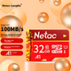 Карта пам'яті Netac 32 ГБ TF (MicroSD), A1 C10, класична китайська версія, швидкість читання до 100 МБ/с, спеціальна карта пам'яті для відеореєстратора та смартфона - зображення 4