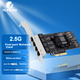 Сетевая карта FLYBISH NA8125-T4 PCI-E 4-портовая, 2.5G - изображение 4
