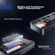 Розширювальна док-станція ORICO для жорсткого диска, порт Type-C - Ethernet M.2 NVMe SSD, портативний корпус для жорсткого диска, високошвидкісний USB 3.2, сумісний з розширювальною док-станцією для MacBook (без жорсткого диска) M2P7 - зображення 6