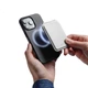 Moft Подставка для карт для iPhone 15/14/13, портативная, со встроенным магнитным креплением MagSafe, вращающаяся, для ленивой прямой трансляции, многофункциональная настольная подставка для телефона, держатель для карт, цвет туманно-серый. - изображение 3