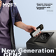 Moft Подставка для карт для iPhone 15/14/13, портативная, со встроенным магнитным креплением MagSafe, вращающаяся, для ленивой прямой трансляции, многофункциональная настольная подставка для телефона, держатель для карт, цвет туманно-серый. - изображение 5
