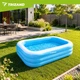 Семейный надувной бассейн Trizand 350 л 175 х 125 х 45 см прямоугольный садовый бассейн для детей и взрослых (27797) - изображение 3