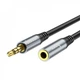 Кабель Hoco UPA20 3.5mm (2m) metal gray - изображение 5