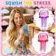 Игрушка антистресс"Медуза" NeeDoh elly Squish Glow 10см - изображение 3