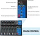 Микшерный пульт Depusheng HT7 7-канальный с Bluetooth, USB, DSP эффектами и 48V Phantom Power - изображение 4