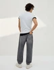 Джинси BERSHKA Loose Tapered сірий 0858/211/809 31 - изображение 4