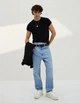 Джинси BERSHKA Loose Tapered синій 0858/211/428 30 - изображение 1