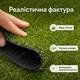 Штучна трава, штучний газон для басейну, для лоджії та для благоустрою могил ворс 15мм 1м*0,5 пог.м (50см х 100см) Зелений - зображення 4