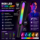 Лампа RGB LED Stick Lamp со Шторками АКБ Remote 50cm Черный - изображение 3