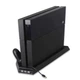 Вертикальная подставка охлаждения Dobe и зарядка контроллеров для Playstation 4 Slim Pro. Черный - изображение 4