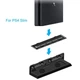 Вертикальная подставка охлаждения Dobe и зарядка контроллеров для Playstation 4 Slim Pro. Черный - изображение 7