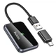 Бездротовий адаптер Hoco HU1 CarPlay USB A / USB C Black (6942007623674) - зображення 1