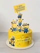 Декор на торт Миньоны Minions с надписью вафельная бумага для торта съедобная печать на вафельной бумаге пищевая вафельная картинка плотная А4 907264204 - изображение 3