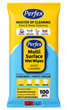 Вологі серветки для прибирання Perfex Multi Surface Wet Wipes Carbonate + White Vinegar, оцет + сода 100 шт - изображение 1