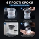 Силиконовая форма для льда в виде шара Ø6 см, многоразовая, серая - изображение 3