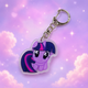 Акриловый брелок Твайлайт Спаркл Искорка, My Little Pony 4х4 см - изображение 2