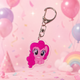 Акриловий брелок Пінкі Пай, My Little Pony 4х2.5 см - зображення 4