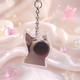 Акриловый брелок Кричащий котик Crying Cat 4х3 см - изображение 5