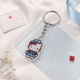 Акриловий брелок Hello Kitty (Хеллоу Кітті) піксельний 3×2 см 08 - зображення 5