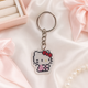 Акриловий брелок Hello Kitty (Хеллоу Кітті) піксельний 3×2 см 013 - зображення 4
