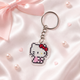 Акриловий брелок Hello Kitty (Хеллоу Кітті) піксельний 3×2 см 013 - зображення 5
