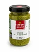 Соус Песто Genovese Sapori Gourmet 190 г італійський соус з базиліком для пасти, піци, макаронів, брускет і закусок - зображення 1