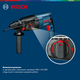 Перфоратор мережевий Bosch Professional GBH 2-26 DRE, 2,7 Дж, 800 W, 4000 уд, хв, валіза (0611253708) - зображення 4