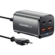 Зарядний пристрій Essager 2xUSB-C + 2xUSB 67W GaN (ECT2AC-JYB0G-Z) - зображення 1