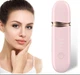 Скрабер ультразвуковой Mashele Ultrasonic портативный для очищения кожи лица pink - изображение 1