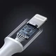 Дата кабель USB-C to Lightning 1.0m 3A 60W US304 white Ugreen (70523) - изображение 5