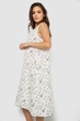 Жіноча сукня з принтом сезон літо-демісезон колір білий розмір XXL FG_06139 - зображення 3
